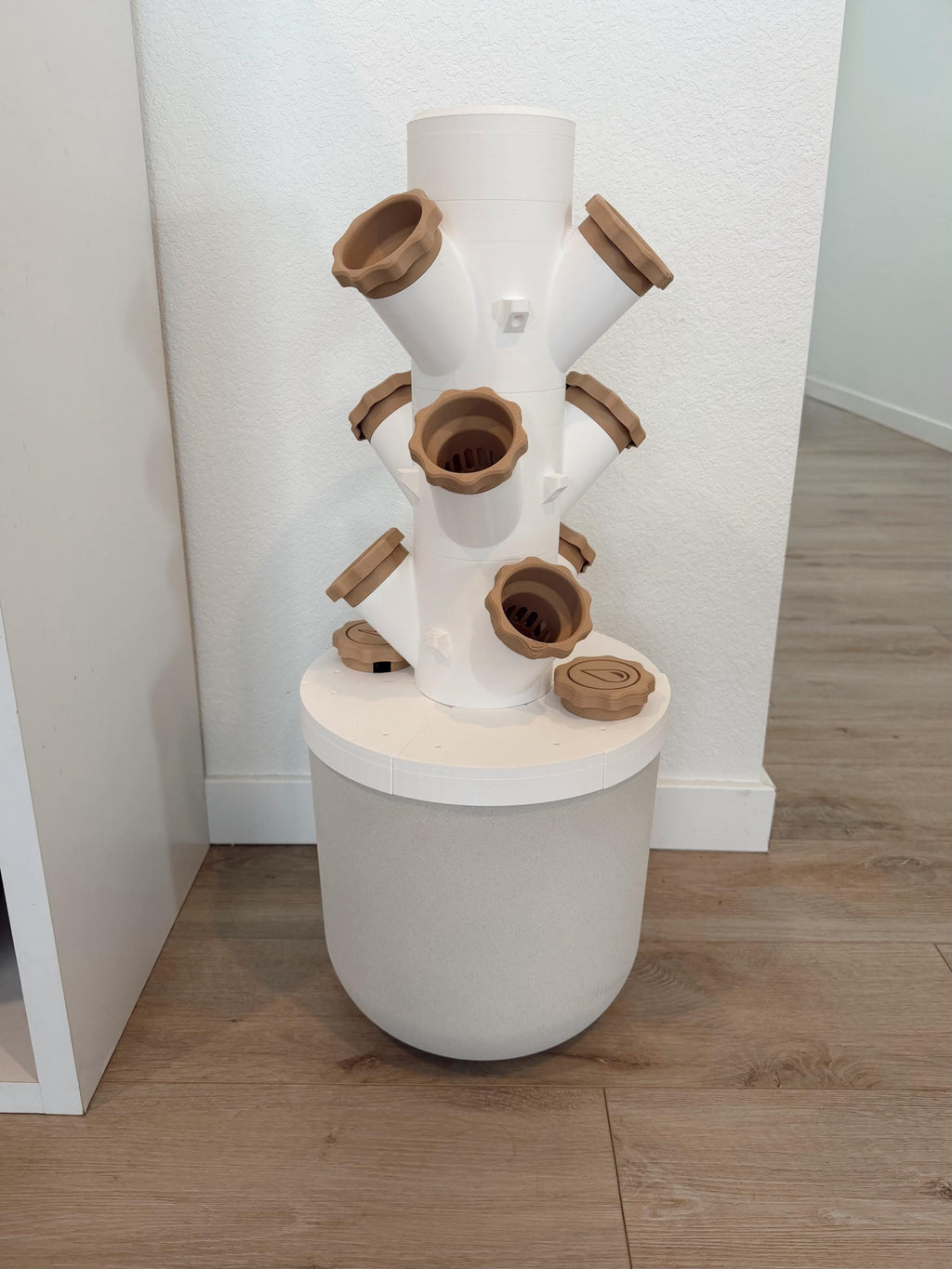 Modular Hydroponic Tower Garden | 9-Plant Vertical System, Indoor Outdoor Use