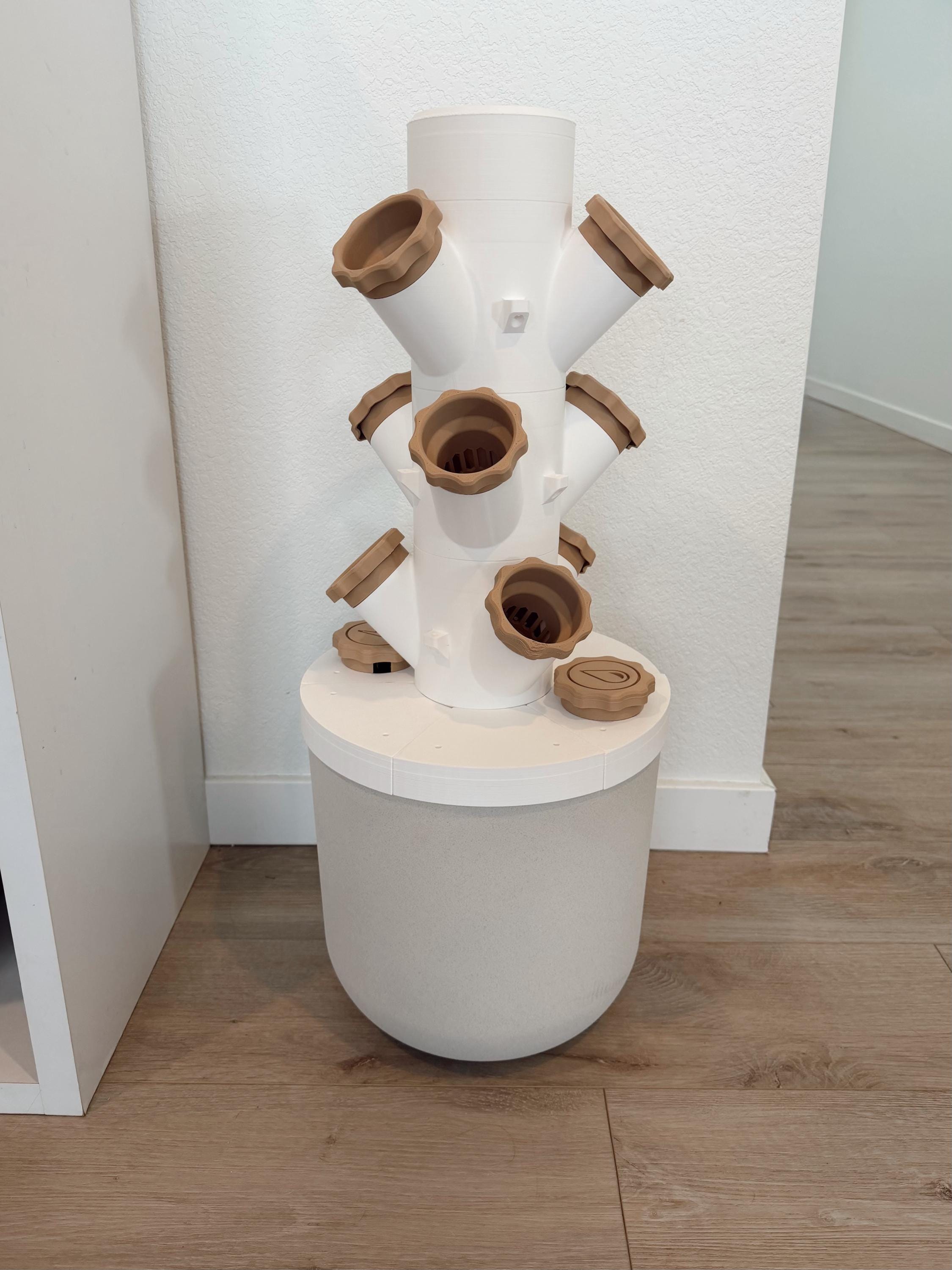 Modular Hydroponic Tower Garden | 9-Plant Vertical System, Indoor Outdoor Use