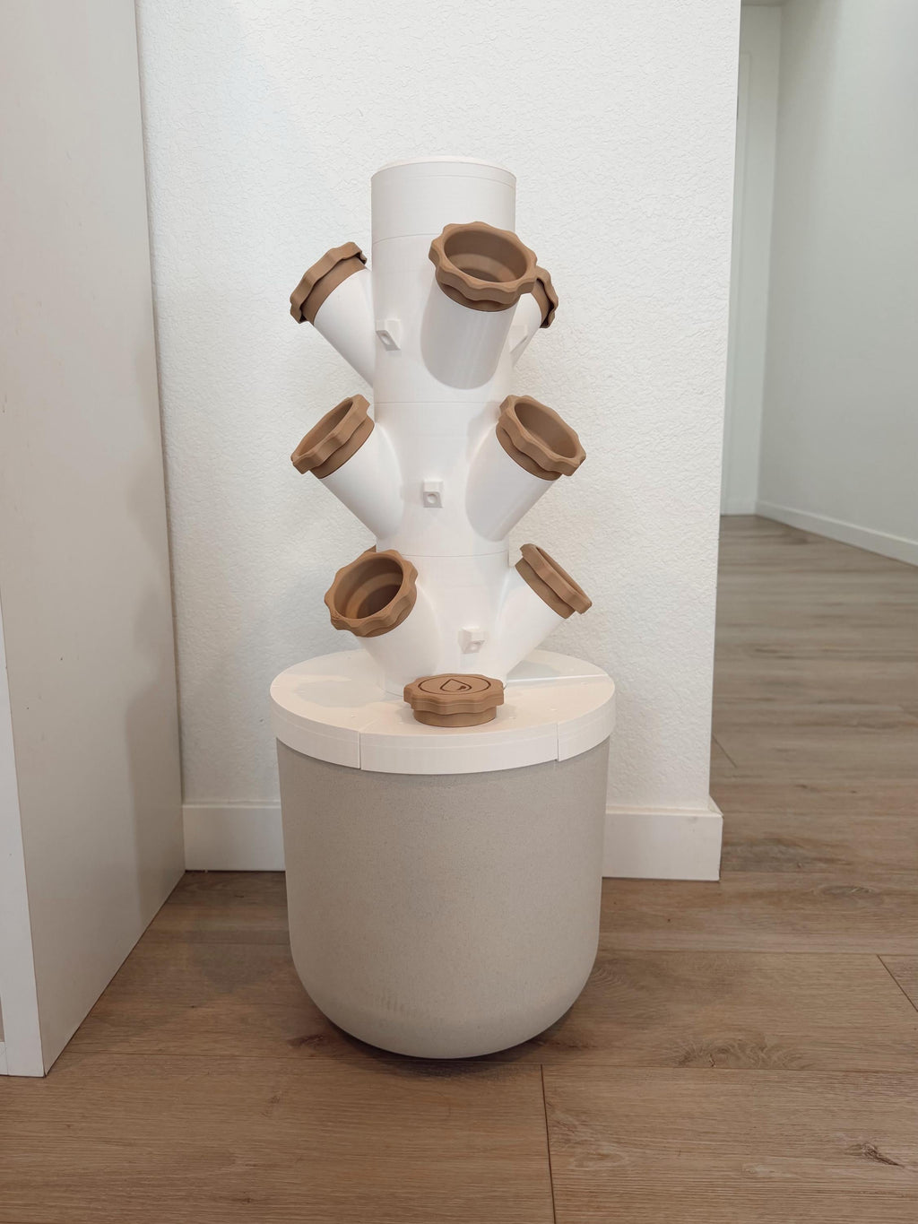 Modular Hydroponic Tower Garden | 9-Plant Vertical System, Indoor Outdoor Use