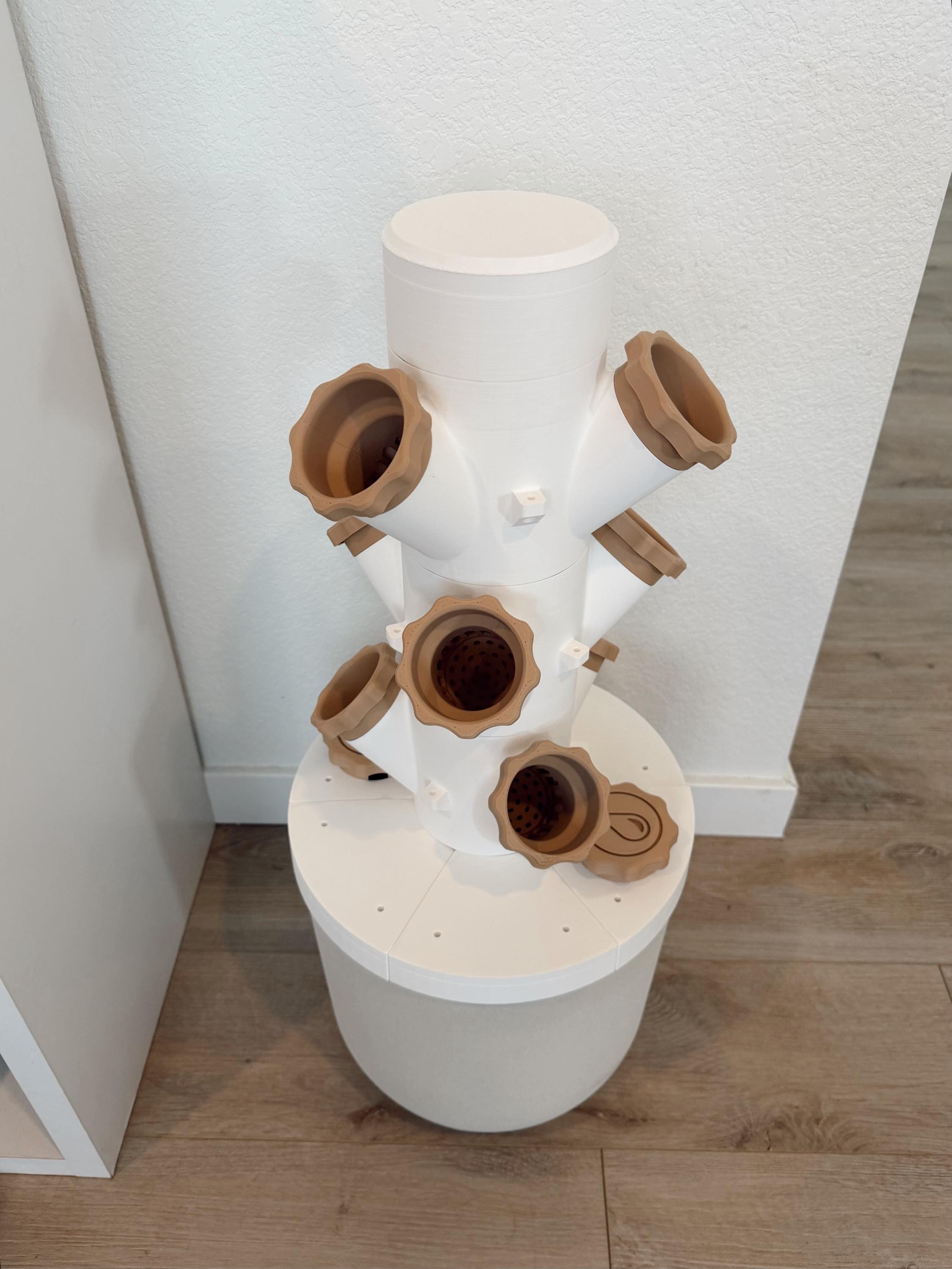 Modular Hydroponic Tower Garden | 9-Plant Vertical System, Indoor Outdoor Use