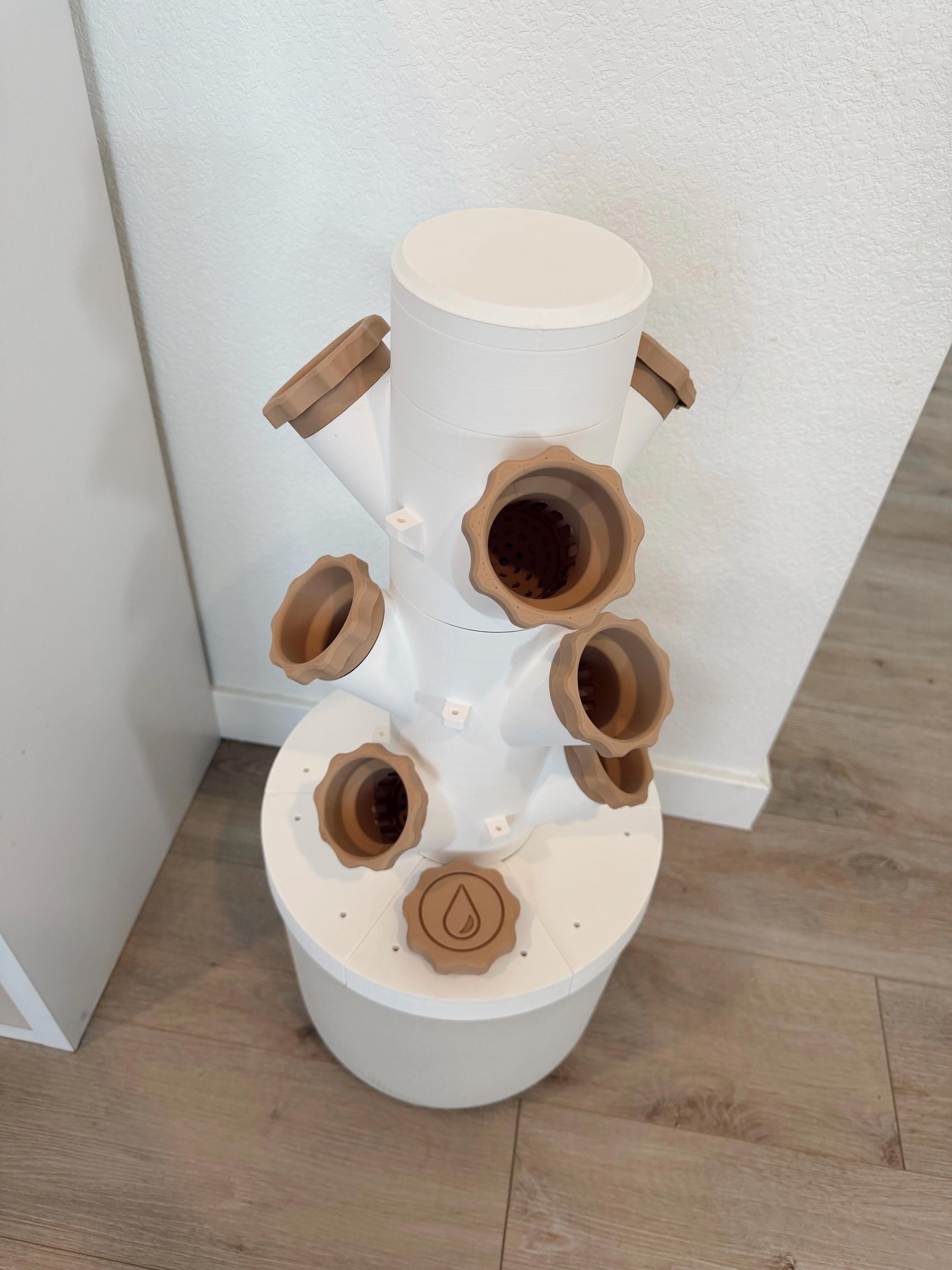 Modular Hydroponic Tower Garden | 9-Plant Vertical System, Indoor Outdoor Use